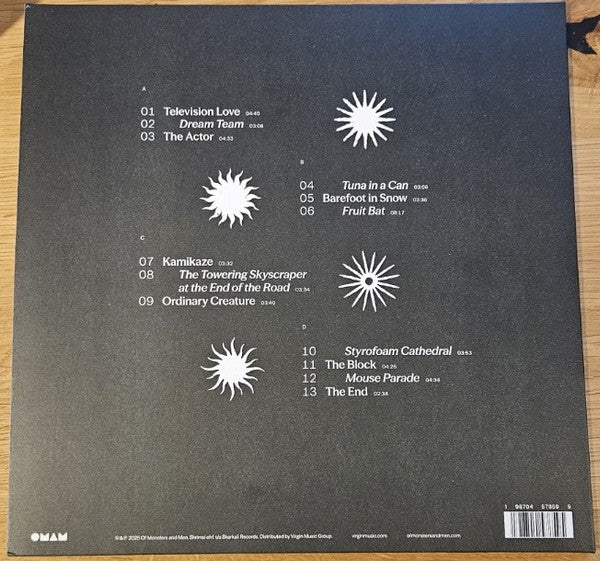 OF MONSTERS AND MEN, All Is Love and Pain in the Mouse Parade (Virgin Music Group; OMAM004LP,  2025, Gatefold, 2 Inners, Fully Signed On Front Sleeve In Silver Pen) 2xLP EX/EX - Image 2