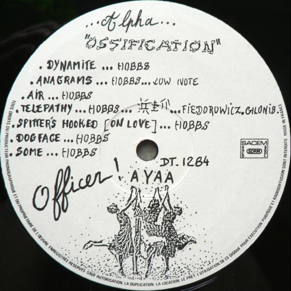 OFFICER!, Ossification (Ayaa ; DT 1284, France 1984) LP VG/VG+ - Image 3