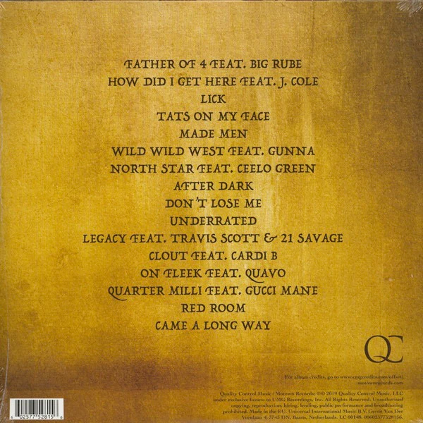 OFFSET, Father Of 4 (Quality Control Music; 00602577528156, Europe 2019) 2xLP VG+/VG+ - Image 2