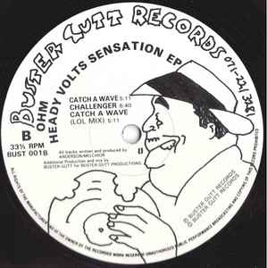 OHM, Heady Volts Sensation EP (Buster Gutt Records; BUST 001, UK 1990, Picture Sleeve) 12" VG/VG - Image 3
