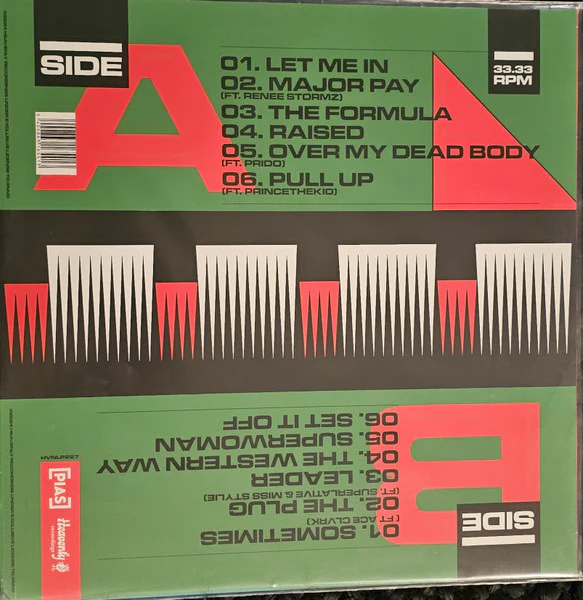 ONEDA, Formula Oneda (Heavenly Recordings; HVNLP227, UK 2024, Inner, Translucent Red Vinyl) LP VG+/VG+ - Image 2