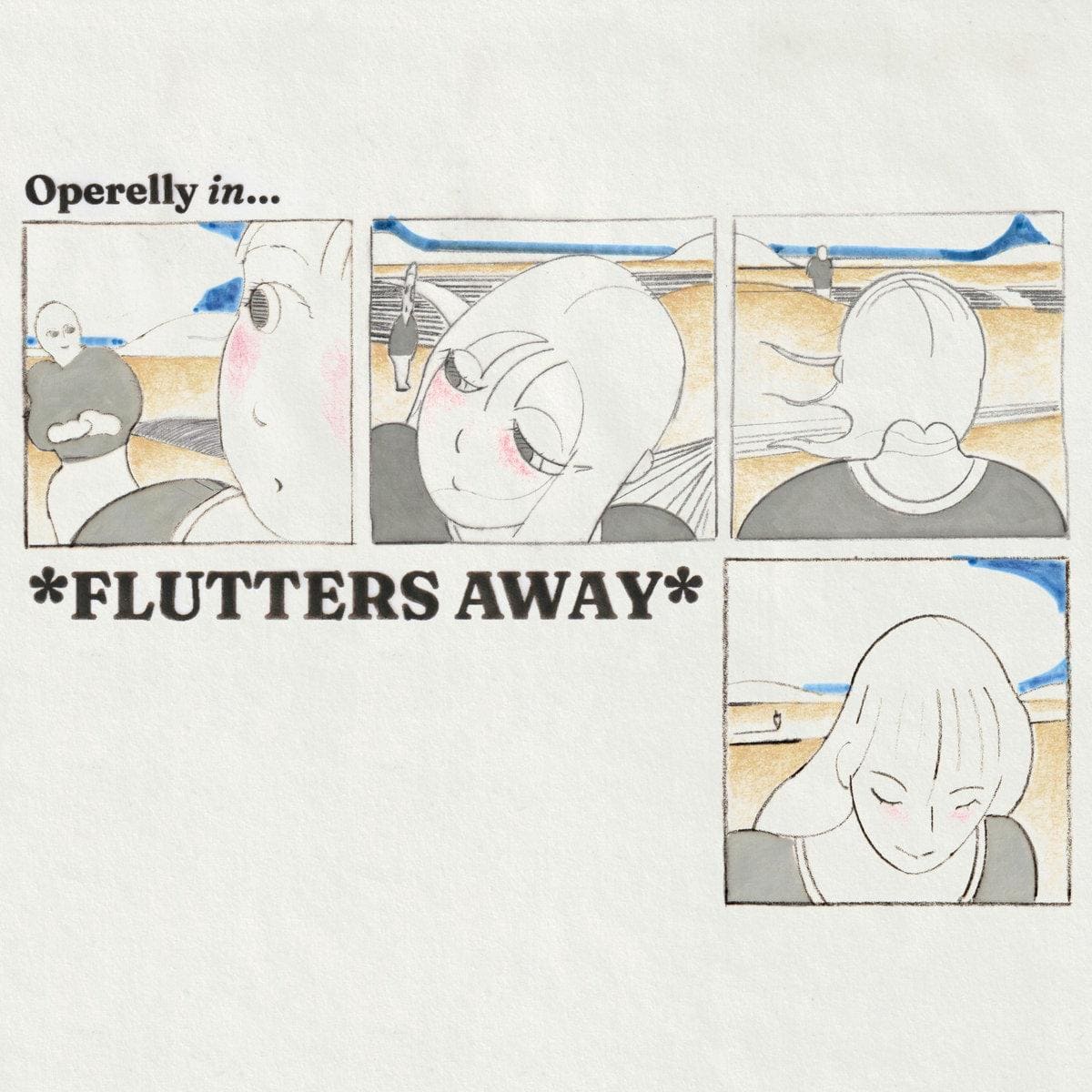 OPERELLY, *FLUTTERS AWAY* / Handwriting Practice No. 1 (deadAir; DA26, Europe 2026, Inner, Ultra Clear Vinyl) LP NEW/NEW