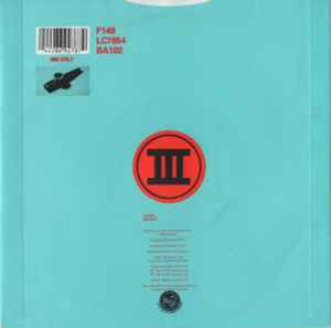 ORBITAL, III (ffrr; F 149, UK 1991, Picture Sleeve) 7" VG/G+ - Image 2