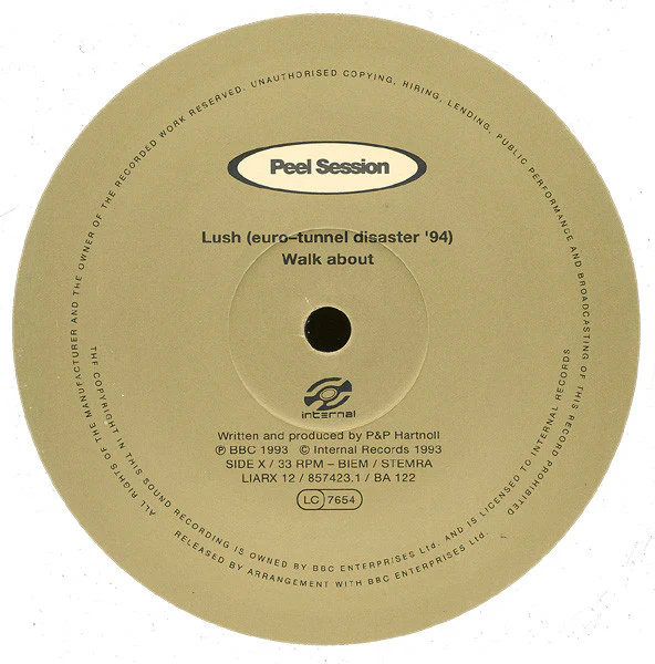 ORBITAL, Peel Session (Internal; LIARX12, UK 1994, Picture Sleeve) 12" VG/VG - Image 3
