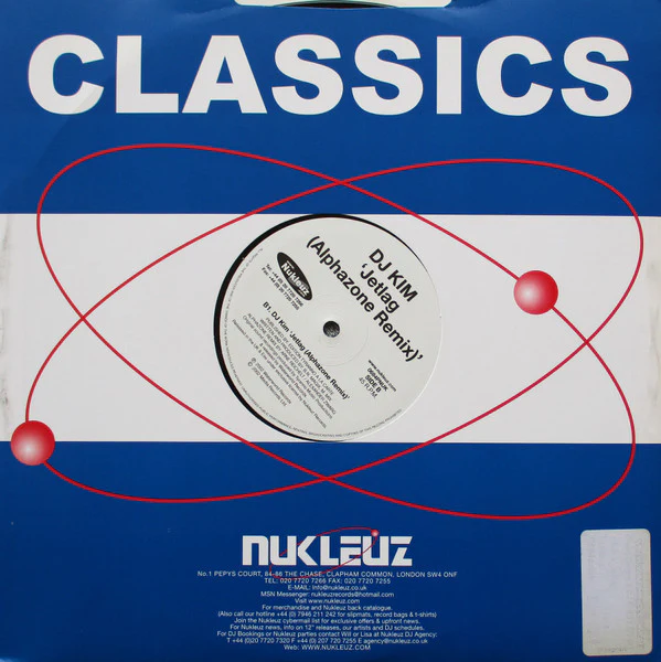 ORGAN DONORS / DJ KIM, 99.9 / Jetlag (Alphazone Remix) (Nukleuz; 0684PNUK, UK 2005, Company Sleeve) 12" VG/G+ - Image 2