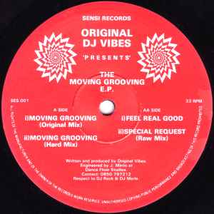 ORIGINAL DJ VIBES, The Moving Grooving E.P. (Sensi Records; SES 001, UK 1993) 12" EP /VG