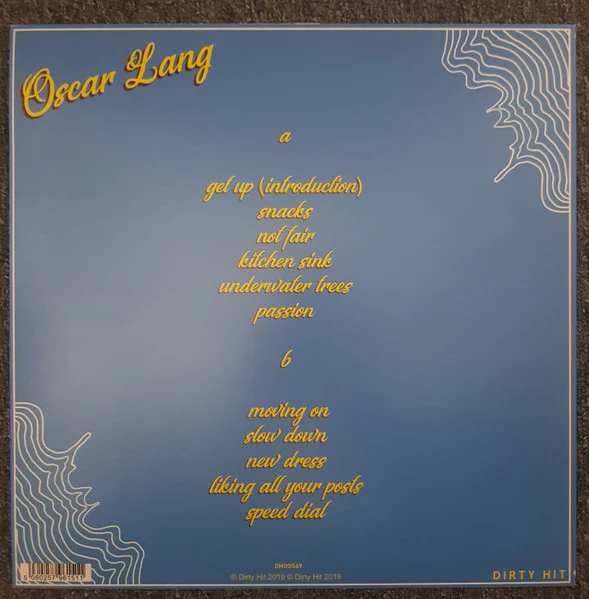 OSCAR LANG, Silk (Dirty Hit; DH00569, UK 2019, Yellow Vinyl), SALE - Up to 50% Off the Original Price LP VG+/VG+ - Image 2