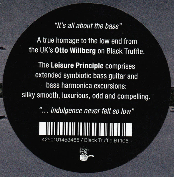 OTTO WILLBERG, The Leisure Principle (Black Truffle; BT106, Australia 2023), SALE - Up to 50% Off the Original Price  LP VG+/VG+ - Image 2