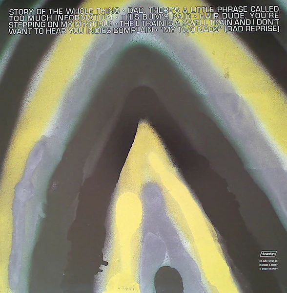 OUT HUD, Street Dad (Kranky; KRANK0057, US 2002, No Insert) LP G+/VG - Image 2