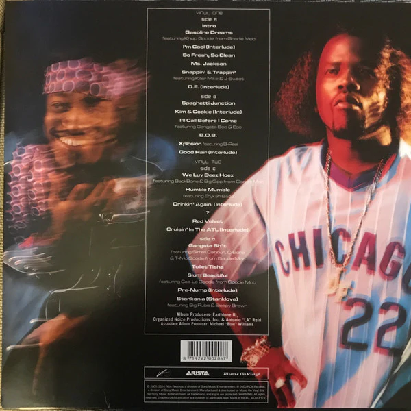 OUTKAST, Stankonia (LaFace Records; MOVLP1741, Europe 2016 Reissue, Insert, 180 Gram Vinyl) 2xLP VG/VG+ - Image 2