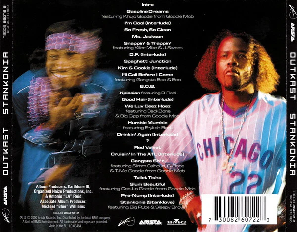 OUTKAST, Stankonia (LaFace Records; 73008260722, Europe 2000) CD NEW/NEW - Image 2