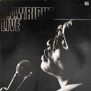 O.V. WRIGHT, Live (Hi; HI UK LP 426, UK 1989) LP VG+/VG
