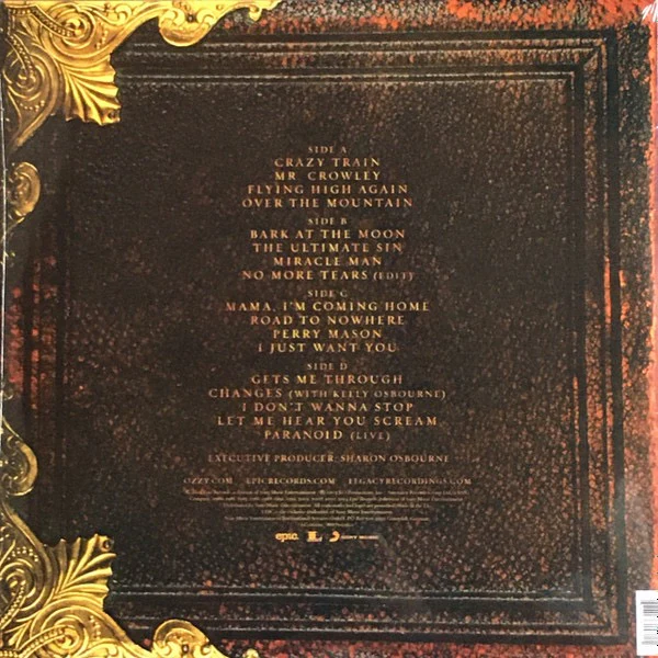 OZZY OSBOURNE, Memoirs Of A Madman (Epic; 88875015611, Europe 2018 Reissue, Gatefold) 2xLP VG+/VG - Image 2