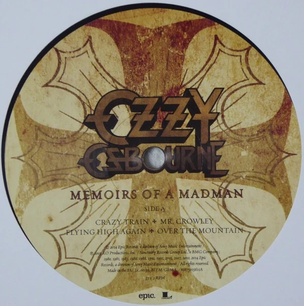 OZZY OSBOURNE, Memoirs Of A Madman (Epic; 88875015611, Europe 2018 Reissue, Gatefold) 2xLP VG+/VG - Image 3