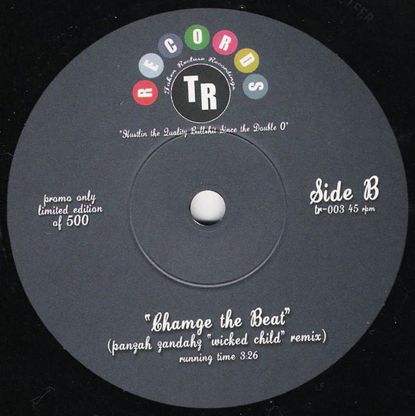 PANZAH ZANDAHZ, Daytona 500 / Change The Beat (Token Recluse; tr-003, US 2005) 7" /EX - Image 2