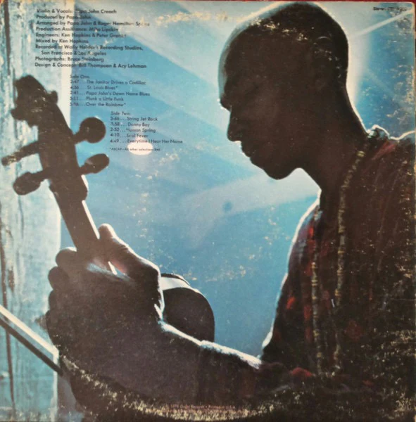 PAPA JOHN CREACH, Papa John Creach (Grunt; FTR-1003, US 1971, Gatefold, Indianapolis pressing) LP VG/VG+ - Image 2