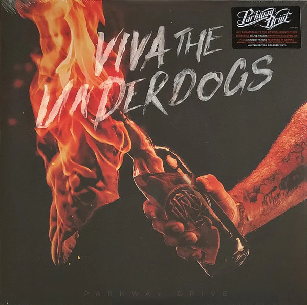PARKWAY DRIVE, Viva The Underdogs (Epitaph; 7727-1, Europe 2020, Gatefold, Black Inners, Poster, Limited Edition of 300, Black/Orange Swirl Vinyl) 2xLP EX/EX