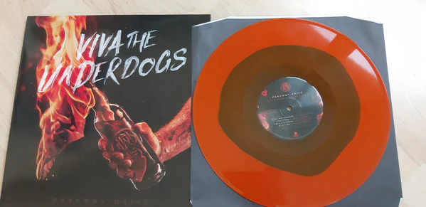 PARKWAY DRIVE, Viva The Underdogs (Epitaph; 7727-1, Europe 2020, Gatefold, Black Inners, Poster, Limited Edition of 300, Black/Orange Swirl Vinyl) 2xLP EX/EX - Image 2