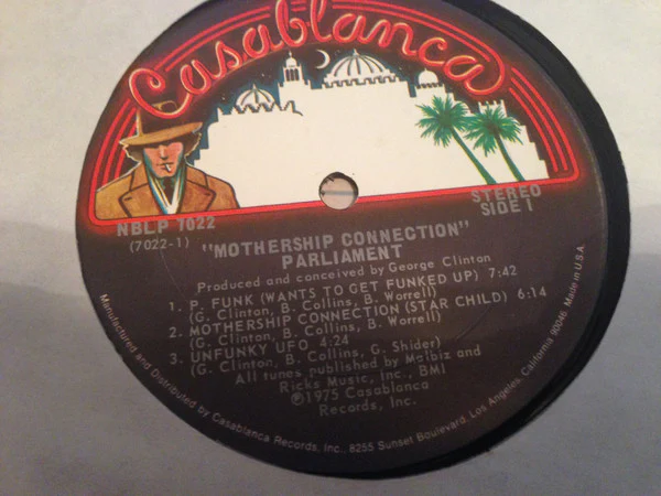 PARLIAMENT, Mothership Connection (Casablanca Bogart; NBLP 7022, US 1975, Picture Sleeve, Pitman Pressing) LP VG/VG - Image 2