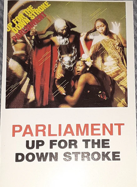 PARLIAMENT, Up For The Down Stroke (Casablanca; 422 842 619-4, US 1990 Reissue, Clear Shell, Dolby HX Pro) Cassette VG+/VG+