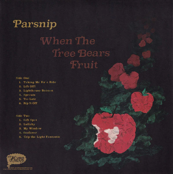 PARSNIP, When The Tree Bears Fruit (Trouble In Mind; TIM149, US 2019, Inner, Green Neon Vinyl) LP VG+/VG+ - Image 2