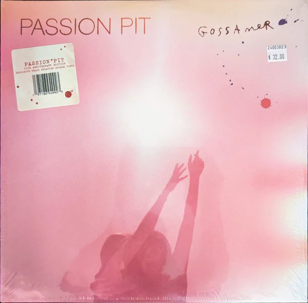 PASSION PIT, Gossamer (Frenchkiss Records; FKR116-1, US 2023 Reissue, Gatefold, 2 Inners, Peach Splater Vinyl) 2xLP VG+/VG+