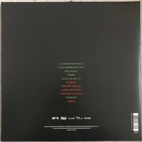 PATRICK WATSON, Love Songs For Robots (Domino; WIGLP360, UK 2015, Gatefold, Inner, With 7") LP VG+/EX - Image 2