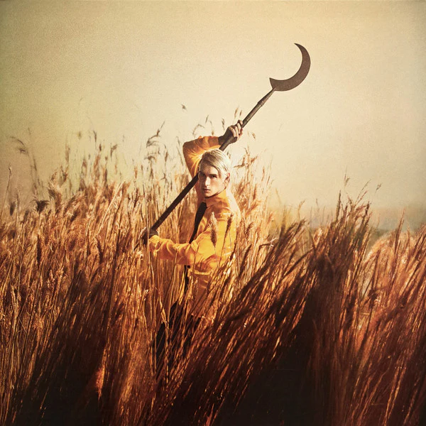 PATRICK WOLF, Crying The Neck (Apport; APPORTLP06, 2025, Gatefold, 2 Inners, Yellow & Brown Vinyl) LP EX/EX