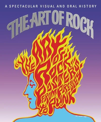 PAUL GRUSHKIN, The Art of Rock: Posters from Presley to Punk: (Tiny Folio): 15 Hardback Book (Abbeville Press; , UK 1999, Hardback, Mini hardback book) Book EX/EX
