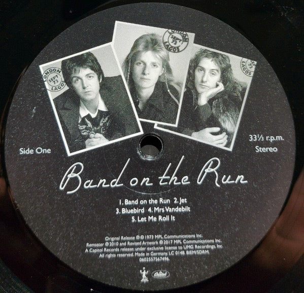 PAUL MCCARTNEY AND WINGS, Band On The Run (MPL; 5756749, USA & Europe 2000s Reissue, Inner, Poster, SRZ ) LP NEW/NEW - Image 3