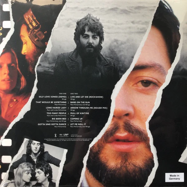 PAUL MCCARTNEY, Man On The Run (Music From The Motion Picture Soundtrack) (Capitol Records; 602488235280, Worldwide 2026, Inner & Insert) LP VG+/VG - Image 2