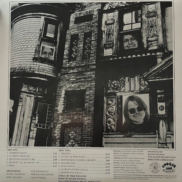 PAUL WILLIAMS (THE HOLY MACKEREL), Someday Man (Ship To Shore Phonograph Co.; STS-029, US 2018 Reissue, Insert, Blue Vinyl) LP VG+/VG+ - Image 2