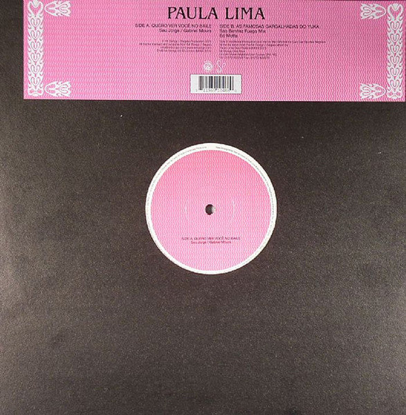 PAULA LIMA, Quero Ver Voc No Baile (Mr Bongo; MRB 12016, UK 2002, Stickered Plain Sleeve) 12" VG+/VG+