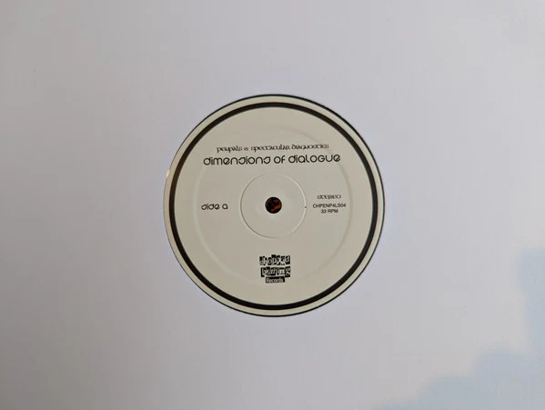 PEN PALS, SPECTACULAR DIAGNOSTICS, Dimensions Of Dialogue (Chopped Herring Records; CHPENP4LS04, UK 2023) LP VG+/VG - Image 3