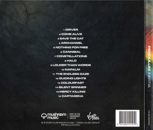 PENDULUM, Inertia (Mushroom Music; MUSH023CD, Worldwide 2025, Digipak, Booklet) CD EX/EX - Image 2