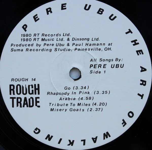 PERE UBU, The Art Of Walking (Rough Trade; ROUGH14, UK 1980, "Porky Prime Cut" Misprint First Press From Incorrect Master) LP VG+/VG+ - Image 3