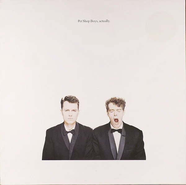 PET SHOP BOYS, Actually (Parlophone; PCSD 104, UK 1987, Inner) LP VG/G+