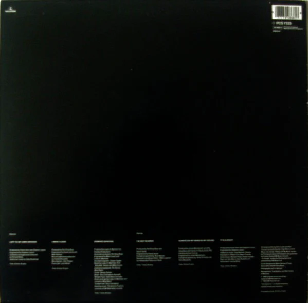 PET SHOP BOYS, Introspective (Parlophone; PCS 7325, UK 1988, Inner) LP VG/VG - Image 2