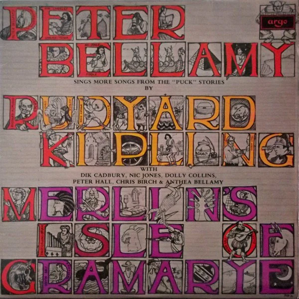 PETER BELLAMY, Merlin's Isle Of Gramarye (Argo; ZFB 81, UK 1972, Laminated Front Sleeve) LP VG+/EX