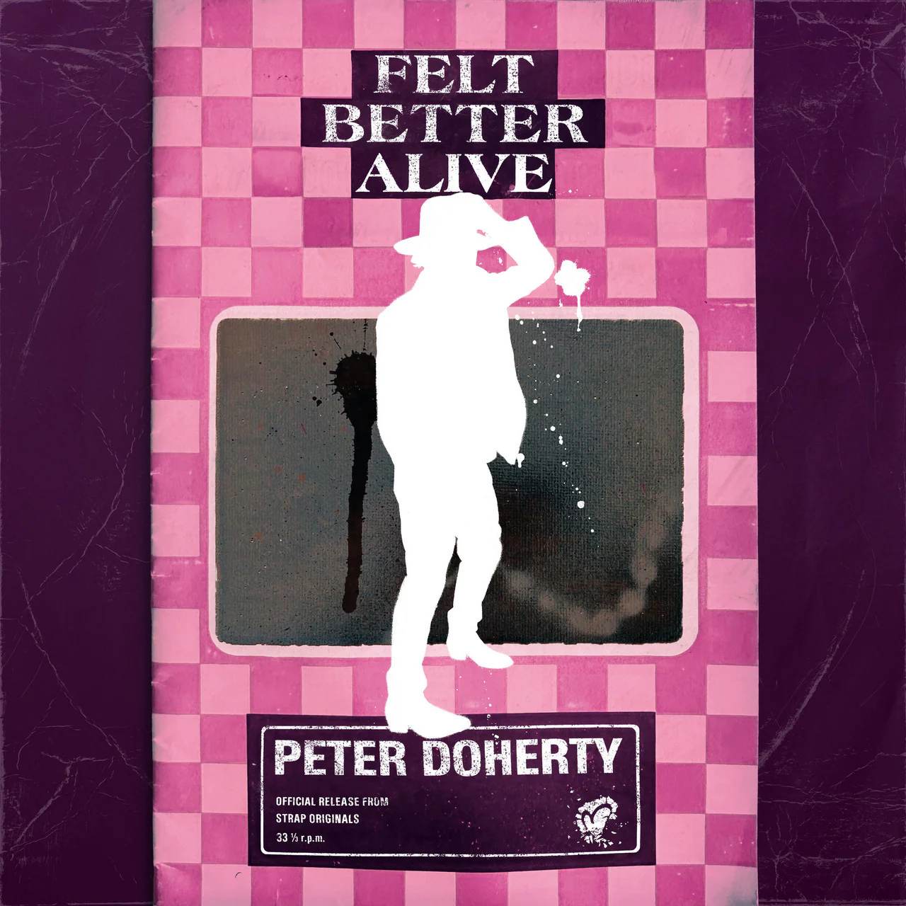 PETER DOHERTY, Felt Better Alive (Strap Originals; SOLP020PDE, Europe 2025, Inner, With A4 Limited Art Print. Light Rose Vinyl.), SALE - Up to 50% Off the Original Price 12" EP EX/EX