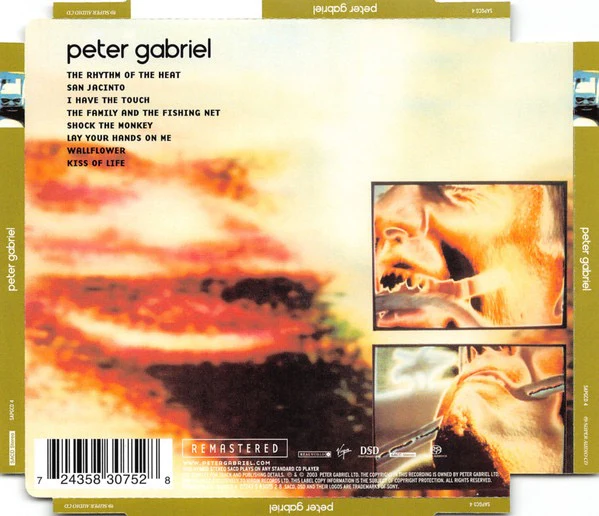 PETER GABRIEL, 4 (Real World Records; SAPGCD 4, Europe 2003, Stickered Case, Hybrid Stereo) SACD VG+/VG+ - Image 2
