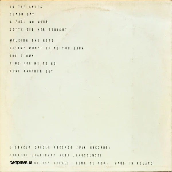 PETER GREEN, Portrait (Tonpress; SX-T39, Poland 1985), SALE - Up to 50% Off the Original Price LP VG/VG - Image 2
