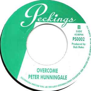 PETER HUNNINGALE, Mary Jane/ Overcome (Peckings Records; PS0002, UK 2007), SALE - Up to 50% Off the Original Price 7" /VG - Image 2