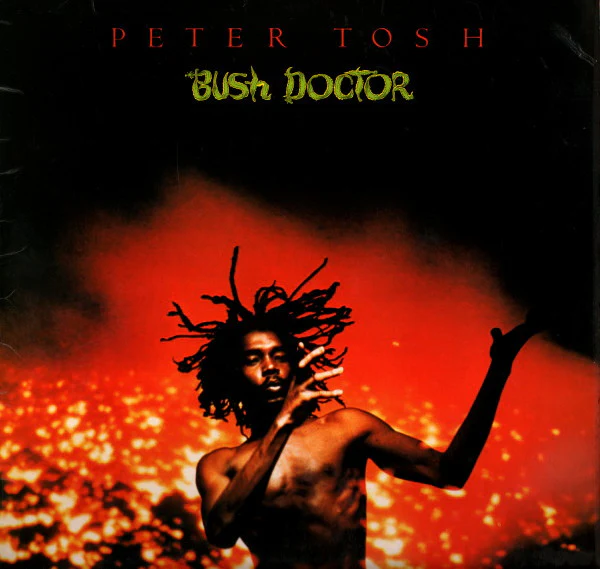 PETER TOSH, Bush Doctor (Rolling Stones Records; CUN 39109, UK 1978, Laminated Sleeve, Inner) LP VG/VG