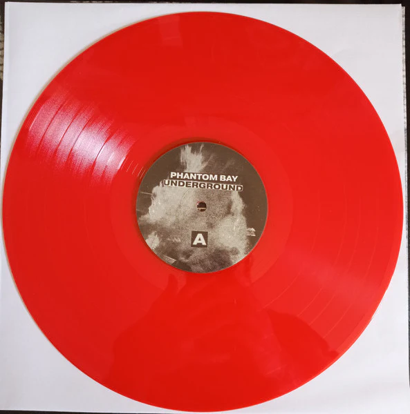 PHANTOM BAY, Underground (KROD Records; KRD-065-LP, Germany 2023, Textured Sleeve, Insert, Sticker, Red Transluscent Vinyl) 12" EP VG+/VG+ - Image 3