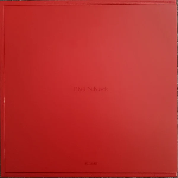 PHILL NIBLOCK, Four Full Flutes (Blume; 019 / 020, Italy 2022, Wooden Box, Booklet, Poster, Red vinyl, Unusual Item - Please Enquire about Postage) 2xLP VG+/VG+