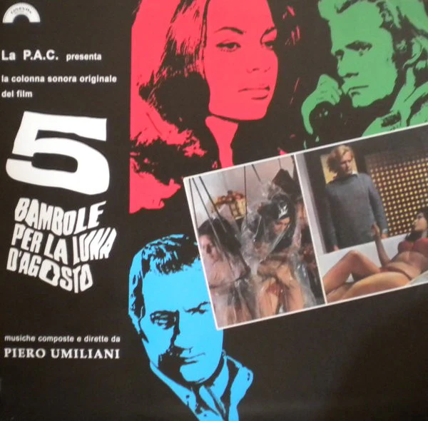 PIERO UMILIANI, 5 Bambole Per La Luna D'Agosto (AMS Records; AMS LP 35, Italy 2014 Reissue, Limited Edition of 400) LP VG+/VG+