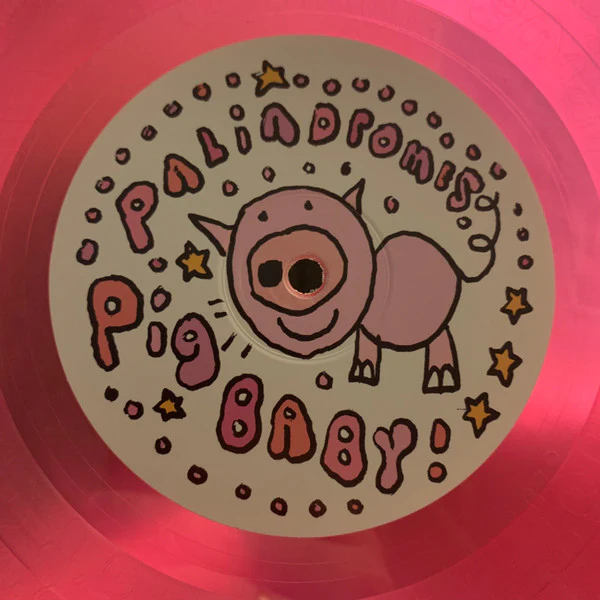 PIGBABY, Palindromes (PLZ Make It Ruins; PLZ041, UK & US 2022, Etched Pink Vinyl, Ltd Edition of 500) 12" EP VG+/VG+ - Image 3