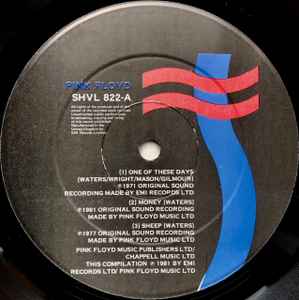 PINK FLOYD, A Collection of Great Dance Songs (Harvest; SHVL 822, UK 1981, Inner) LP VG/VG - Image 3