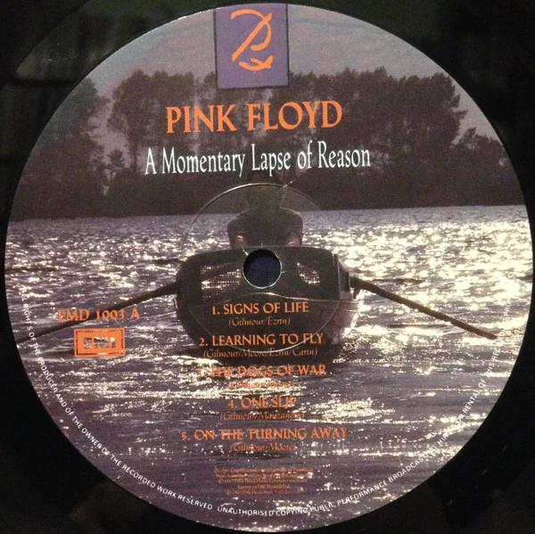 PINK FLOYD, A Momentary Lapse of Reason (EMI; EMD 1003, UK 1987, Gatefold, Inner) LP G+/VG - Image 3